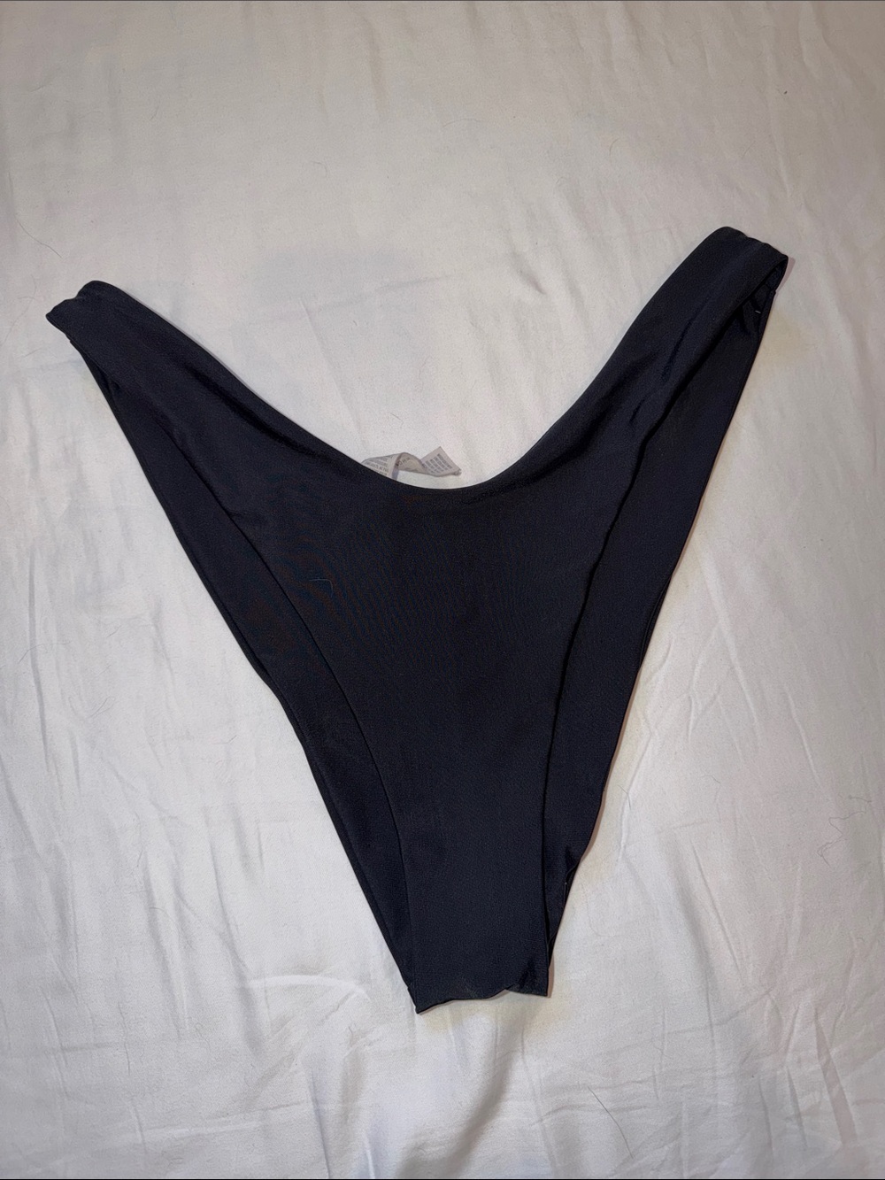 aerie Navy High-Cut Bikini Bottom